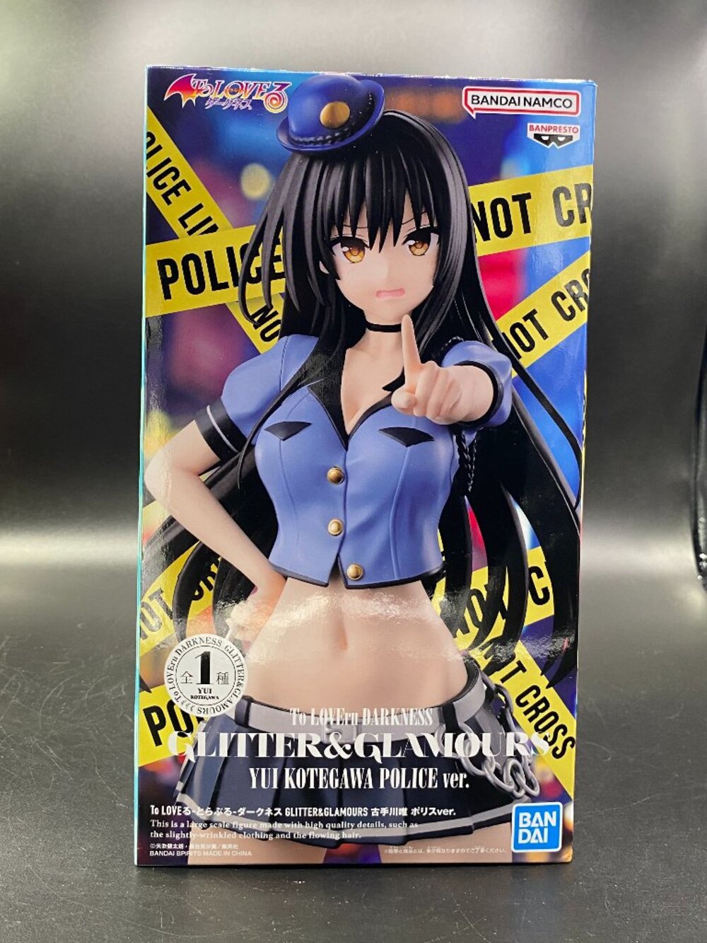 To Love Ru Darkness Yui Kotegawa Figure Police Ver. Glitter & Glamours New
